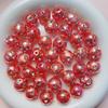 16mm acrílico cor banhada a UV ponto de cor diamante contas redondas contas com furo reto material para colar pulseira corrente de celular DIY feito à mão com contas