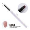 Nuevo juego de pinceles para uñas de estilo japonés con varilla larga, acrílicos, 5 colores, para pintar flores, con línea de tracción, para fototerapia