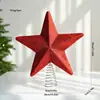 Estrella decorativa para la punta del árbol color champán, estrella explosiva de espuma, decoración navideña con purpurina, adorno navideño, decoración de mesa navideña