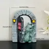 Enfeites criativos de gnomos de jardim transfronteiriços, decorações de janela de anão pequeno simples e duplas, estátuas decorativas e artesanato para jardinagem ao ar livre