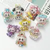 Parche Acrílico de Personaje de Dibujos Animados Lindo Divertido DIY Pinza para el Cabello Accesorios para el Cabello Broche Insignia Funda para Teléfono Móvil Accesorios de Joyería