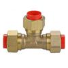 Junta de tubería de gas universal 4 puntos 6 puntos interfaz de conexión rápida sin golpeteo onda conexión rápida alambre interno y externo accesorio de tubería de gas de tres vías