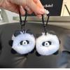 Estilo Chino Imitación Piel de Conejo Rex Colgante Pequeño Oso Panda Estilo Chino Personalizado Regalo Pequeño Colgante Estilo Nuevo Ins para Amantes