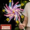 Linternas de Madera para Niños del Festival de Mediados de Otoño, Linternas de Flores Luminosas de Conejo Portátiles Estilo Antiguo, Pequeños Regalos Hechos a Mano del Festival de Mediados de Otoño