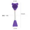 Brocha de Doble Punta para Mascarillas para Eliminación de Maquillaje y Limpieza de Puntos Negros, Brocha para Mascarillas, Palillo Mezclador de Mascarillas, Herramienta de Belleza Portátil para Aplicar Mascarillas