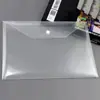 Saco de arquivo A4 saco de encaixe saco de arquivo transparente impressão logotipo atacado papelaria saco de informações impressão