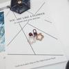Llavero acrílico con forma de corazón de niña, estrella de cinco puntas, colgante para bolso, auriculares, Airpods, accesorios colgantes de bricolaje