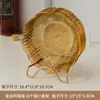 Mini Plato Transparente con Forma de Hueso para Mascotas, Vajilla, Juego de Platos para Uso Doméstico en la Sala de Estar, Adecuado para Bocadillos, Postres y Frutas, con un Estilo de Lujo Ligero