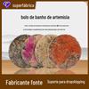 Bolo de moxa para banho de pés Bolo de banho de espuma de absinto Bolo de folha de moxa de gengibre e rosa vermelha pode ser embebido Fabricantes de banho de pés por atacado
