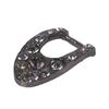 Diámetro interior 9mm hebilla semicircular en forma de D galvanizada para equipaje ropa zapato hebilla de aguja accesorios flor para zapato ropa hebilla para zapato sombrero