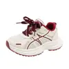 Nuevos Zapatos de Malla tipo Papá para Niños Primavera/Otoño 2026 Transpirables Deportivos Unisex para Niños Medianos y Mayores Zapatos Casuales para Correr Suaves