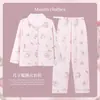 Pijama Antibacteriano de Algodón Puro Clase A Xiyue al por Mayor 10A para Maternidad con Almohadillas en el Pecho para Primavera y Verano, Adecuado para Mujeres Embarazadas, Posparto y Lactancia