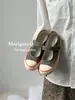 Sapatos Mary Jane de Lona com Solado Grosso Estilo Retrô Baixo para Mulheres 2026 Novo Estilo Coreano Respirável com Fivela Única Versátil Casual Sapatos Femininos