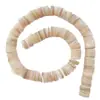 Cuentas Espaciadoras de Concha de Agua Dulce Color Natural 11.5-12 mm Discos Redondos Irregulares Biselados Espaciadores Accesorios para Collares Pendientes Hechos a Mano DIY