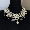 Collar Estilo Bohemio Étnico con Diseño de Borla Metálica, Largo, De Aspecto Elevado, Retro, Desgastado, Cadena para Clavícula de Alta Resistencia