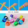En stock 215*25mm pulsera de broche unisex color sólido simple correa de muñeca deportiva anillo de presión de silicona