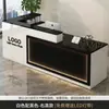 Balcão de caixa, bar, loja de roupas, simples, moderno, leve, luxo, salão de beleza, recepção, hotel, balcão de empresa, recepção