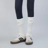 Botas de Nieve Planas Calcetines de Apilamiento Otoño e Invierno Estilo Y2K Calientes Calcetines Khaki para Pantorrilla Calcetines Estándar de Hierro JK
