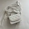 Bolso con relieve de patrón de rombos en colores de caramelo, nueva colección otoño 2026, bolso tote casual estilo coreano, elegante bolso de hombro y bolso cruzado
