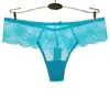 Comércio eletrônico transfronteiriço comércio exterior fio dental feminino costas T renda transparente divertida fio dental feminino à vista atacado