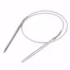 Agujas circulares de anillo de acero inoxidable Lihua para suéteres, fabricantes, venta al por mayor, agujas de anillo gruesas, agujas circulatorias, agujas circulares para tejer lana