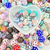 HongzhouNuevo 15mm Marca de Agua 2 Tótems Pulsera de Cuentas de Silicona Joyería DIY Cuentas Sueltas Hilo de Cuentas Fabricante en Stock