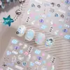 Pegatinas para Uñas con Relieve de Corazón Cyansea Pegatinas Estéreo Línea Lazo Música Pegatinas de Decoración para Uñas