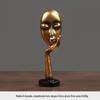 Ornamentos de Resina Mini Pensativo Esquerdo Explosivos Transfronteiriços Artesanato de Personagens Abstratos Nórdicos Decorações Domésticas de Luxo Leve