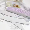 Lixa de Unha Cinza em Formato de Folha de Salgueiro, Ferramenta de Manicure, Ferramenta para Polimento e Modelagem de Unhas, Lixa Cinza Abrasiva, À Prova d'Água e que Não Solta Partículas