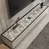 Tapete elegante e estiloso para rack de TV, toalha de mesa lavável, à prova d'água e à prova de óleo, tapete protetor para bancada de sapateira e adega