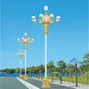 Lámpara China de Nueve Cabezas 5.6m 9 Lámparas 8.1m Lámpara de Calle Municipal Lámpara Exterior Poste Alto Lámpara de Calle Lámpara de Plaza Paisajística