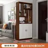 Gabinete de vino de madera maciza, gabinete de entrada y gabinete para zapatos combinados en uno, gabinete de entrada estilo europeo, gabinete decorativo para sala de estar y gabinete de pantalla de entrada
