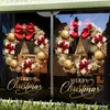 Pegatinas decorativas navideñas para ventanas 2027 para centros comerciales y edificios de oficinas, pegatinas electrostáticas para vidrio para crear una atmósfera festiva en las tiendas
