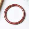 Nova Tendência Nacional Chinesa Pulseira Elegante para Mulheres, Pulseira de Concubina, Sândalo Verde Pau-rosa Sândalo Roxo Padrão Torcido Pulseira de Barra Redonda Joia