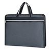 Pasta de trabalho de tecido Oxford, bolsa tote, bolsa de armazenamento duplo para arquivos, pasta de trabalho de lona grossa para negócios, atacado