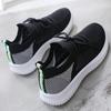 Tenis Flyknit para mujer tejido primavera y verano viejo Pekín plano casual transpirable zapatos de malla estudiante suela blanda zapatos para correr al por mayor