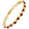 Pulsera Magnética Gaussiana Completa en Forma de Corazón de Amazon Ajustable Diamante Protección Ambiental Aleación Pulsera para Transfronteriza