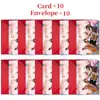 Cartões de Aniversário Divertidos Temáticos de Gatinhos Fofos Transfronteiriços com Envelopes para Enviar Mensagens de Bênção, Cartões de Cumprimentos Divertidos Atacado
