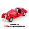 Nossen 1:38 Clásico Retro Vintage Coche Camioneta Aleación Modelo de Coche Juguete para Niños Venta al por Mayor Transfronteriza