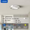 Lámpara de techo LED redonda de lujo, moderna y sencilla, de espectro completo, con protección para los ojos, lámpara inteligente para estudio, habitación infantil y dormitorio.