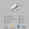 Foco de Montaje Ming de Copa Profunda Antideslumbrante Espectro Completo Baja Luz Azul Luminaria Empotrada Cubo Cuadrado Familiar Lámpara de Vesícula Luz Principal LED para Sala de Estar