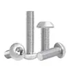 Tornillos Prisioneros Tornillos de Cabeza Hexagonal de Copa Redonda Semi-Redonda de Acero Inoxidable 201 M2M3M4M5M6M8M10M12