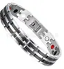 Atacado de Fábrica Ponto a Ponto Pulseira Masculina de Aço Titânio Pulseira Magnética de Aço Inoxidável Fabricantes de Joias de Metal