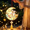 Linterna de Conejo del Festival de Medio Otoño 2026 Nuevo Estilo Linterna de Flor Luminosa de Mano Linterna de Palacio Estilo Antiguo Paquete de Materiales DIY Hecho a Mano para Niños