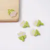 Miçangas de Esmalte Tulipa Acessórios DIY Pulseira de Miçangas Feita à Mão Acessórios para Pingente Material Miçangas de Esmalte Floret