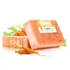 Sabonete Esfoliante de Lote Pequeno Transfronteiriço com Cúrcuma Natural, Ácido Kójico, Limão, Lavanda, Aloe, Árvore do Chá, Cenoura, Sabonete com Óleo Essencial