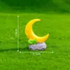 Micro paisagem de musgo, floresta mágica criativa, placa de árvore de coruja, decoração de paisagismo de jardim, ornamentos em miniatura