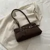 Bolso de axila estilo retro, moderno, para mujer, nueva colección 2026, adecuado para ir al trabajo, bolso de mano, bolso baguette, otoño/invierno, bolso de hombro de alta calidad