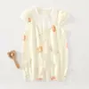 Mameluco para bebé recién nacido, estilo fino de verano, mameluco unisex para bebé, ropa infantil Clase A de Anyang, ropa de verano para niños pequeños y niños