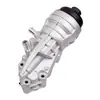 2701800610 Base del Filtro de Aceite Elemento del Filtro de Aceite Adecuado para Conjunto del Filtro de Aceite Mercedes-Benz Gla (Aluminio)